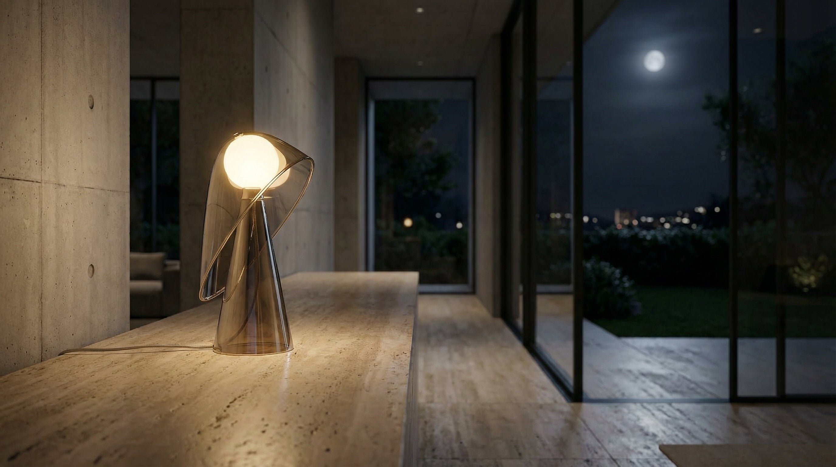 Mademoiselle table lamp Design by Quaglio Simonelli