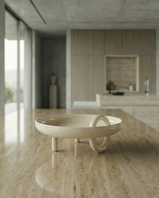 Atillo decorative ceramic centerpiece, luxury Italian design by Mason Editions Atillo Design by Davide Monopoli