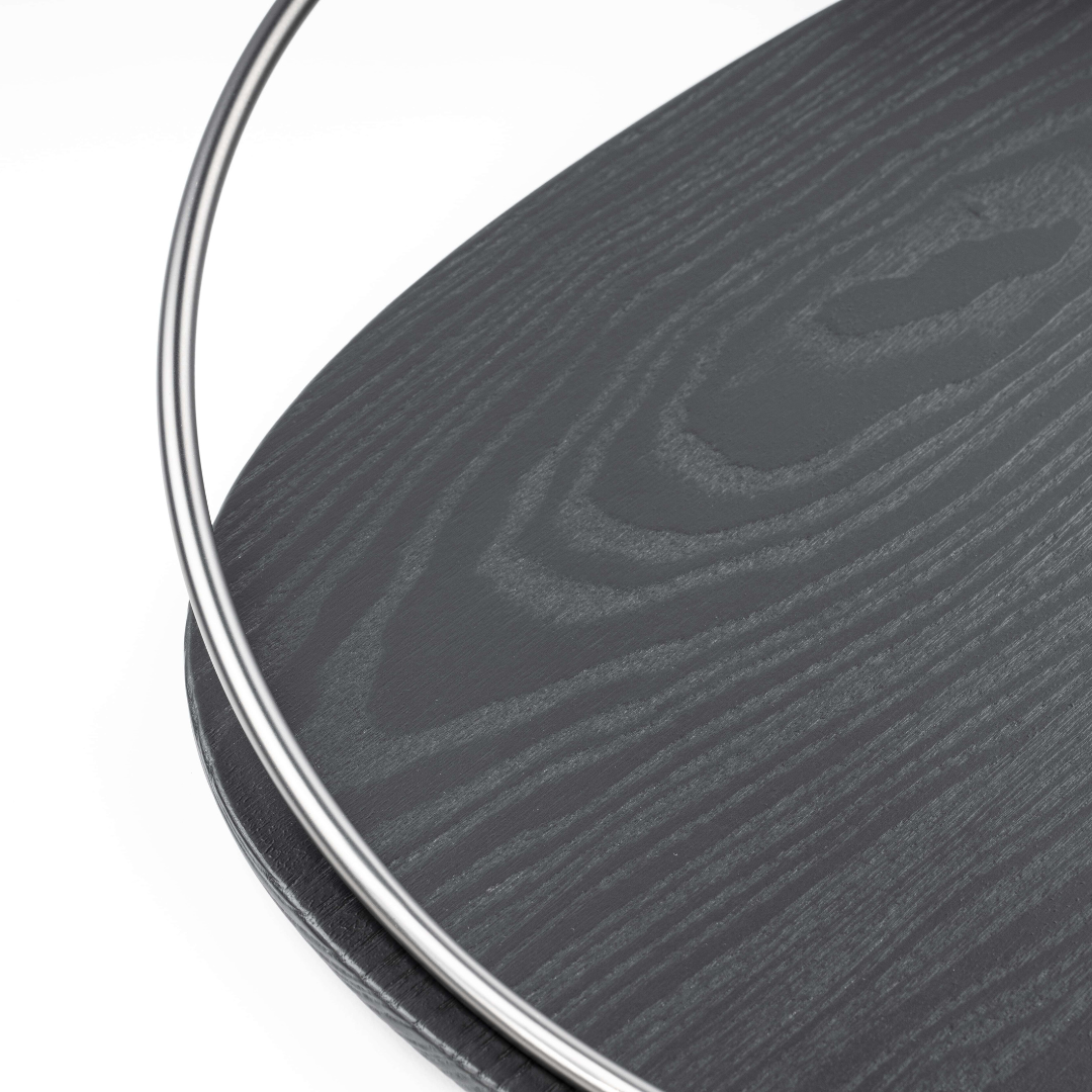 Touché Black Ash Wood Design by Martina Bartoli