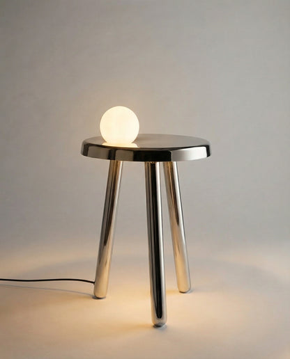 Alby small table with light